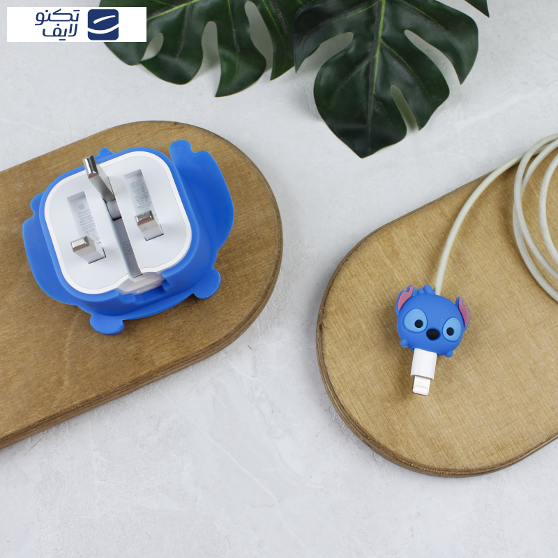 محافظ کابل و شارژر وال کیس طرح استیچ مناسب برای شارژر 20W اپل