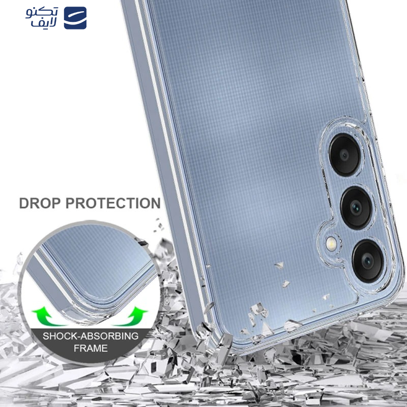 کاور اپیکوی مدل Transparent Clear مناسب برای گوشی موبایل سامسونگ Galaxy S24 FE