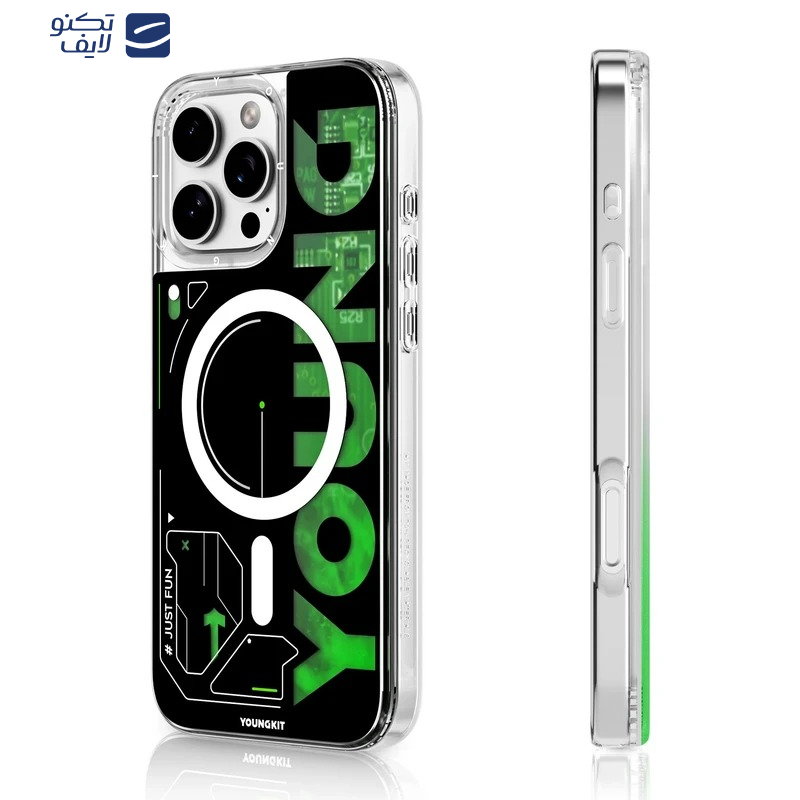 کاور یانگ کیت مدل Futuristic Magsafe مناسب برای گوشی موبایل اپل iPhone 16 Pro  