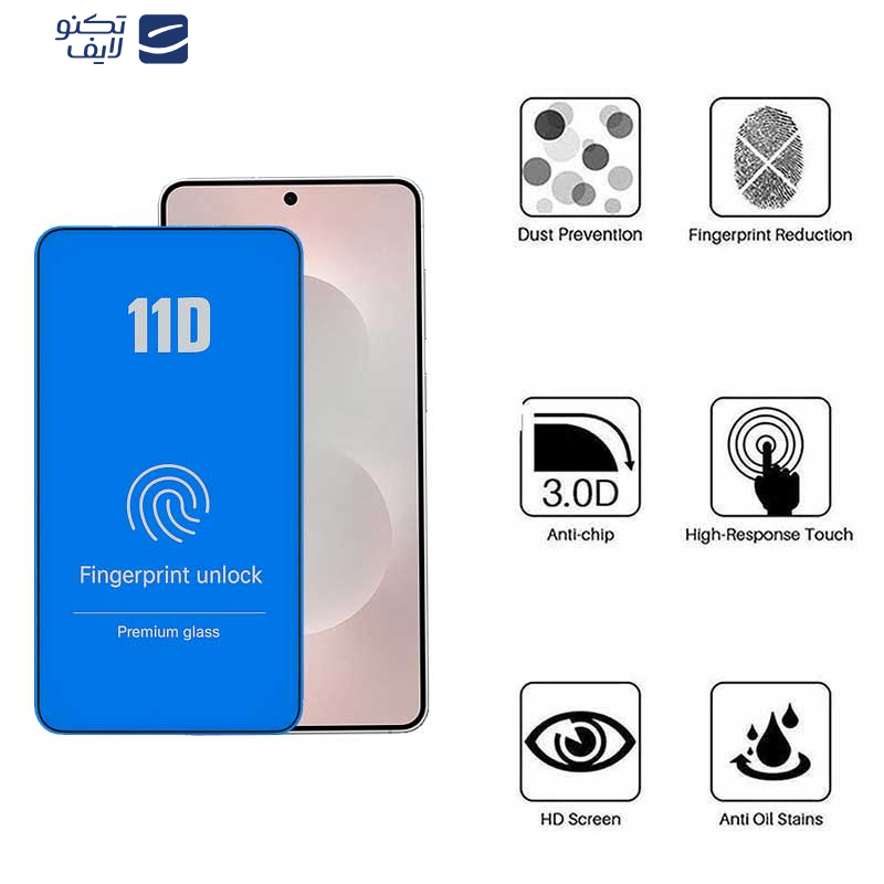 محافظ صفحه نمایش اپیکوی مدل Blue ESD مناسب برای گوشی موبایل سامسونگ Galaxy S25 Plus / S25 Edge