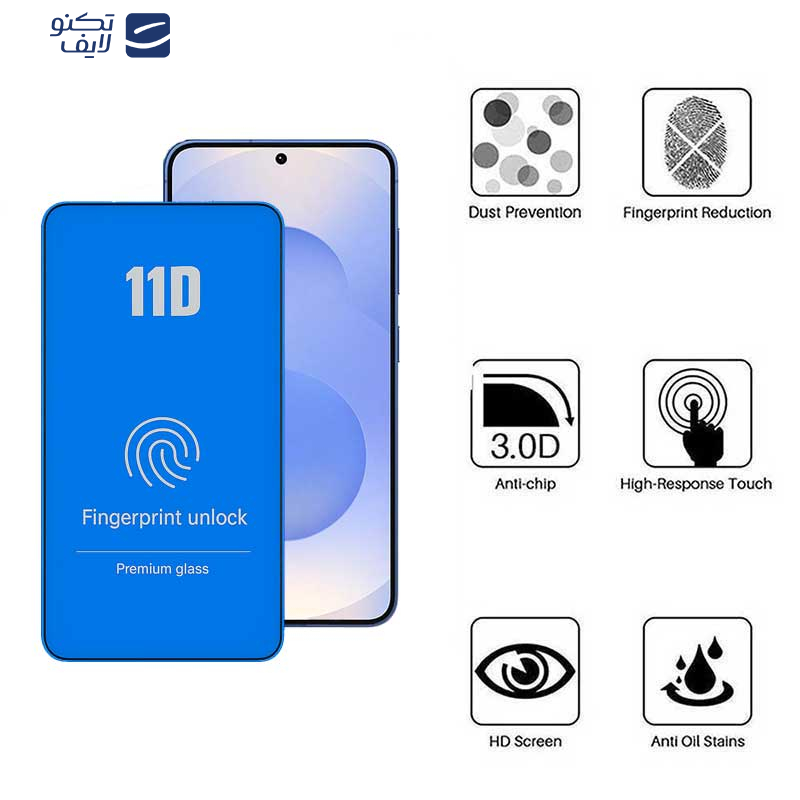 محافظ صفحه نمایش 11D اپیکوی مدل Blue ESD مناسب برای گوشی موبایل سامسونگ Galaxy S25 