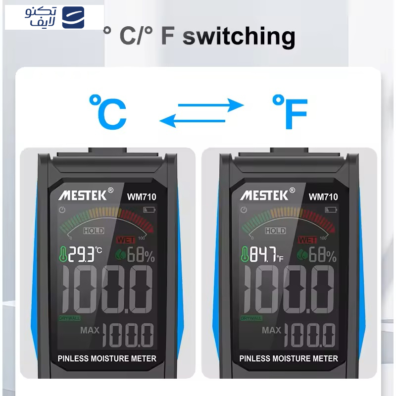 رطوبت سنج چوب و دیوار مستک مدل WM710