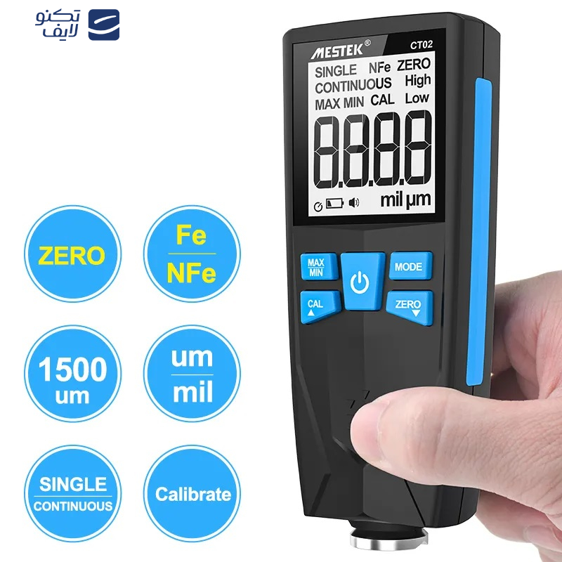 ضخامت سنج رنگ دیجیتال مستک مدل CT02