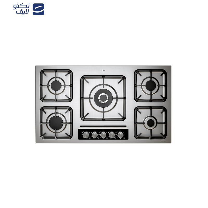 اجاق گاز صفحه‌ای پنج شعله کن مدل 523M