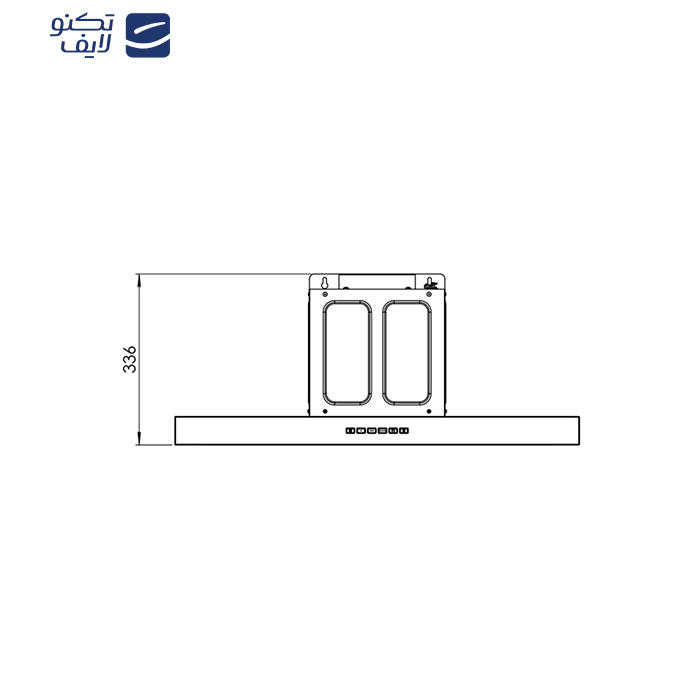 هود مخفی کن مدل آرتیما 14 سایز 80