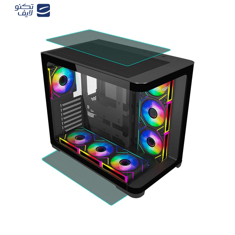 کیس کامپیوتر گیمینگ اوست مدل GT-AQ18-MB