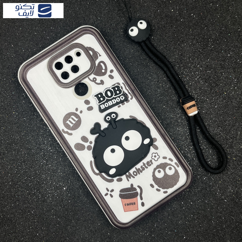 کاور قاب میلیونی مدل BOBDOG-MW مناسب برای گوشی موبایل شیائومی REDMI NOTE 9 به همراه بند آویز