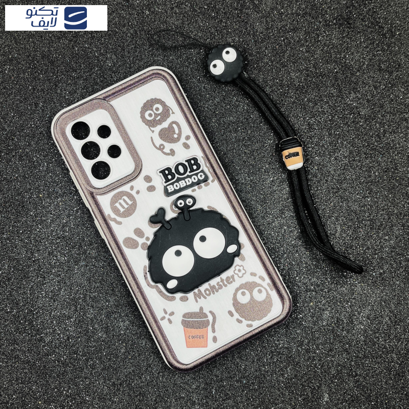 کاور قاب میلیونی مدل BOBDOGS-MW مناسب برای گوشی موبایل سامسونگ Galaxy A32 به همراه بند آویز