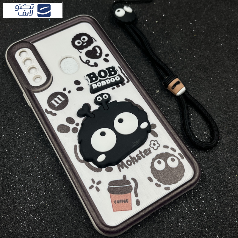 کاور قاب میلیونی مدل BOBDOG-MW مناسب برای گوشی موبایل سامسونگ Galaxy A20s به همراه بند آویز