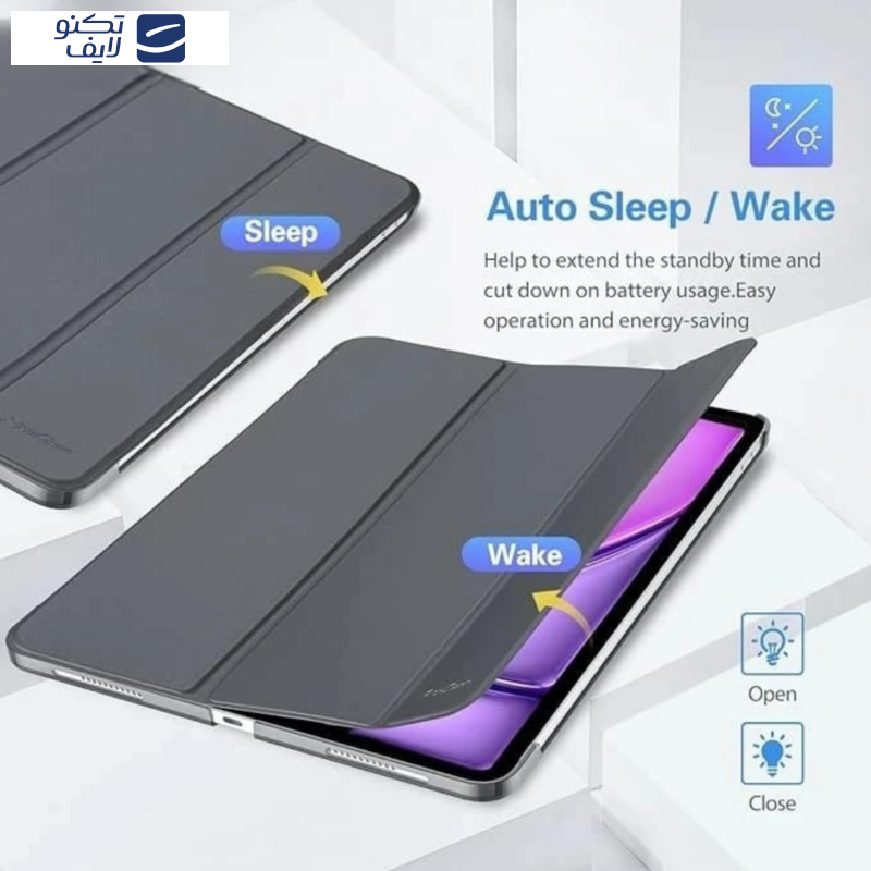 کیف کلاسوری زیفرند مدل Smart Leather مناسب برای تبلت اپل iPad Mini 7 2024