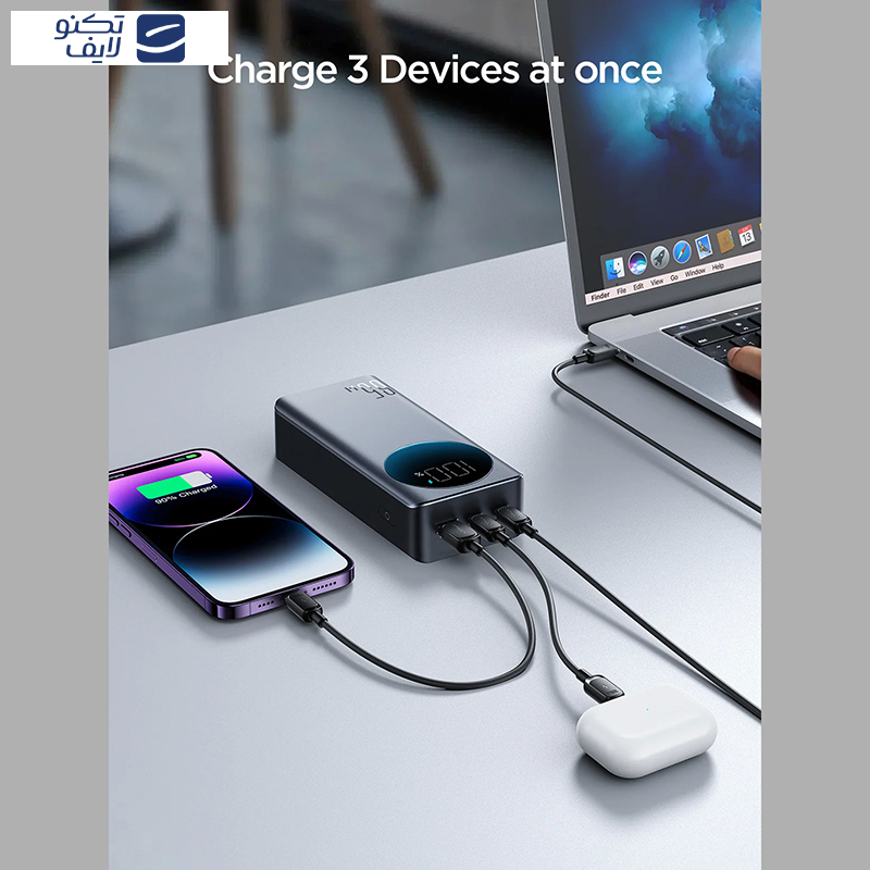 پاور بانک جوی روم مدل JR-PBF05  ظرفیت 30000 میلی آمپر