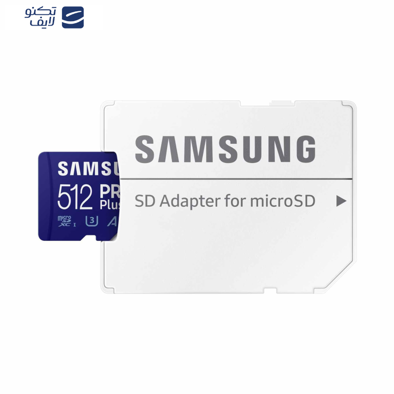 کارت حافظه microSDXC سامسونگ مدل Pro Plus کلاس 10 استاندارد UHS-I U3 سرعت 180MBps ظرفیت 512 گیگابایت