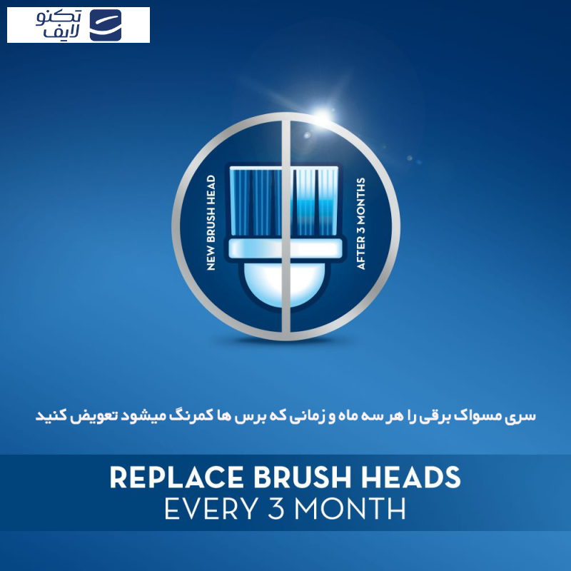 سری یدک مسواک برقی اورال-بی مدل Cross Action