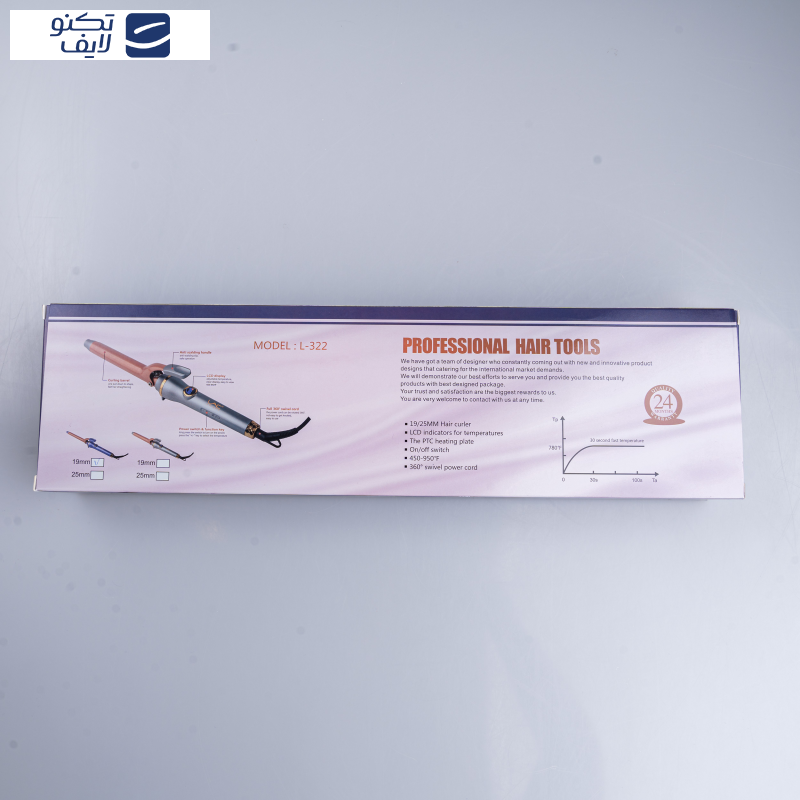 فر کننده و حالت دهنده مو لایچی مدل L322-19mm