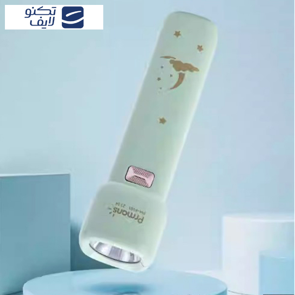 چراغ قوه دستی پرمنس مدل مهتابی 3 حالته کد 8101