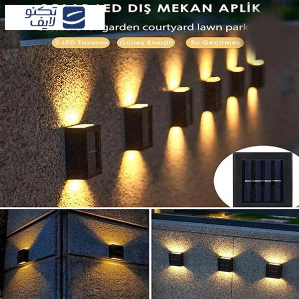 چراغ خورشیدی سولونیکس مدل  4LED-Solar-Wall Lamp 