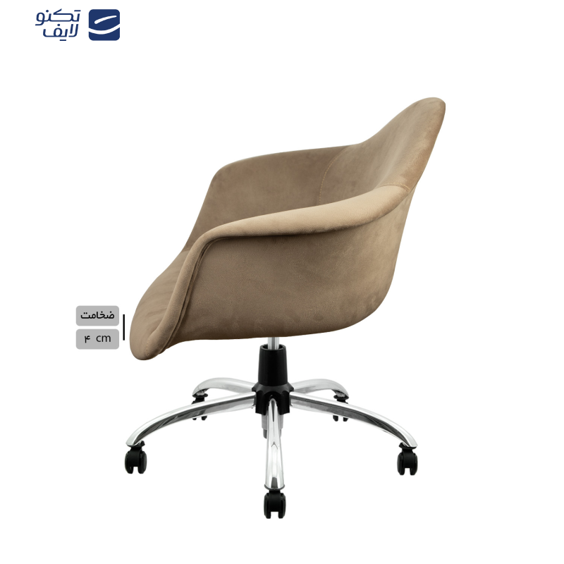 صندلی اداری هوگر مدل KH318 طرح پارچه ای