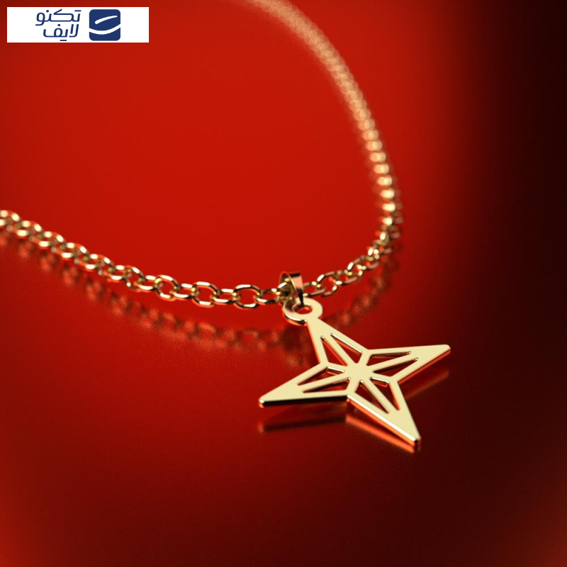 نیم ست طلا 18 عیار زنانه مدوپد مدل ستاره کد NA15431