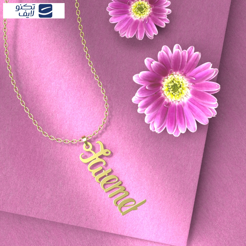گردنبند طلا 18 عیار زنانه مدوپد مدل fatemeh گردنبند طلا 18 عیار زنانه مدوپد مدل fatemeh