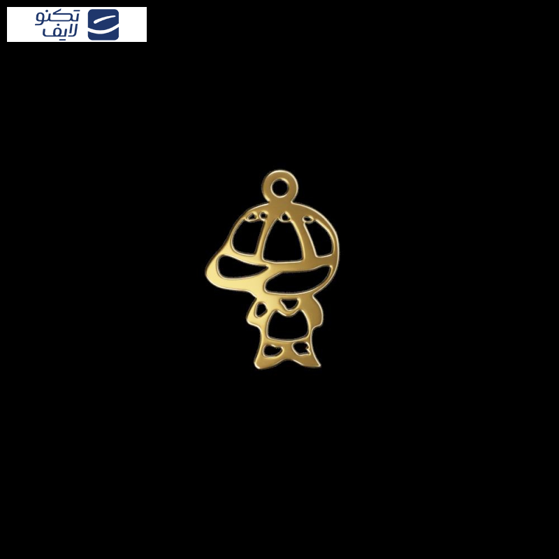 آویز گردنبند طلا 18 عیار زنانه مدوپد مدل  کودک کد kc18865