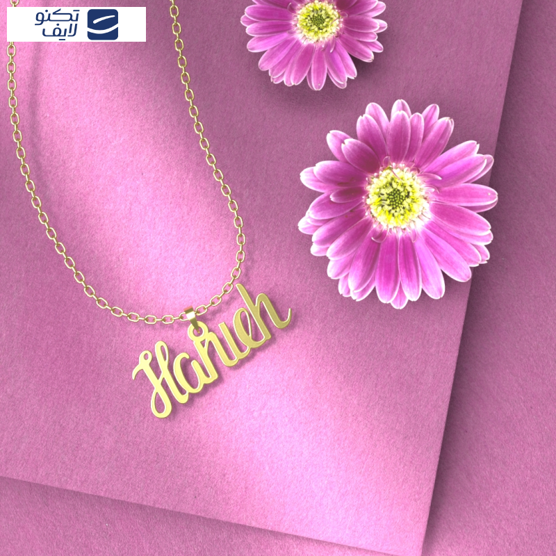 گردنبند طلا 18 عیار زنانه مدوپد مدل hanieh