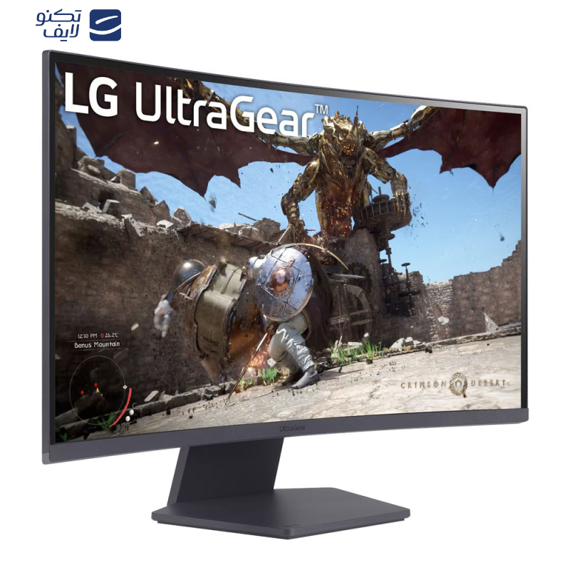 مانیتور خمیده گیمینگ ال جی مدل UltraGear 27GS60QC سایز 27 اینچ