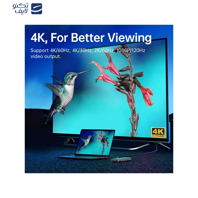 هاب 9 پورت usb-C اوریکو مدل PW11-9P