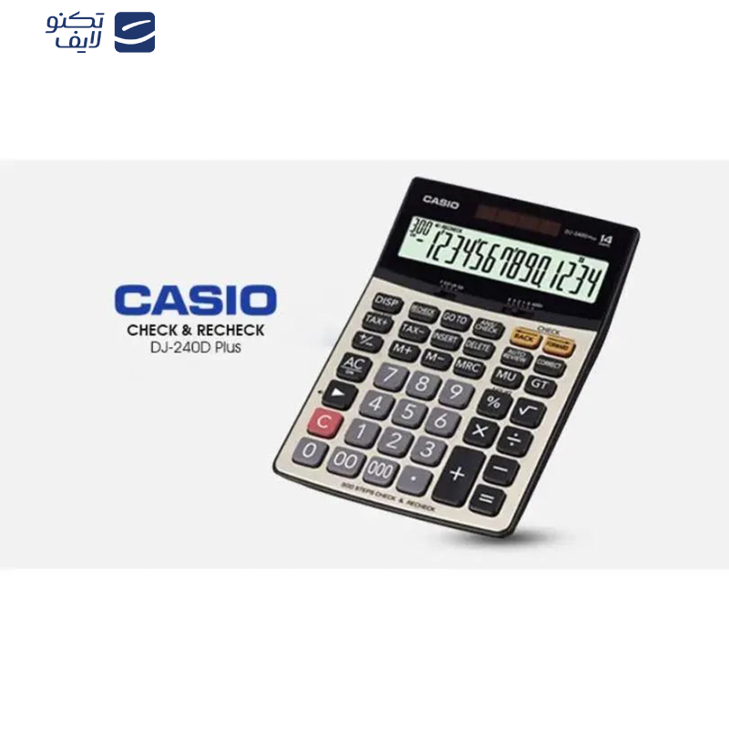 ماشین حساب کاسیو مدل DJ-240D Plus