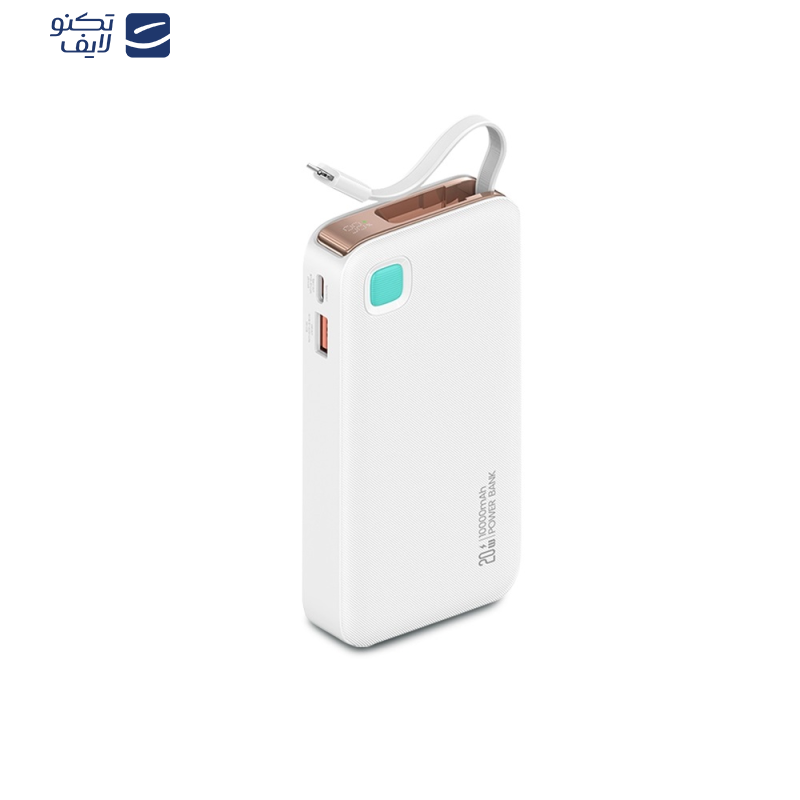 پاوربانک یوسمز مدل US-CC225 ظرفیت 10000 میلی آمپر ساعت