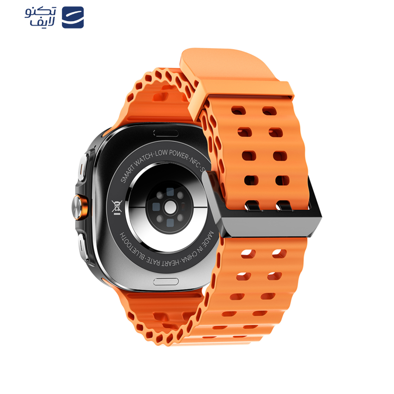 ساعت هوشمند هیسکا مدل GALACTIC با بند سیلیکونی