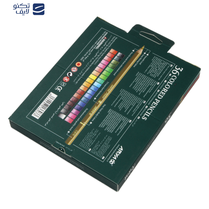 مداد رنگی 36 رنگ آریا مدل آرتیست