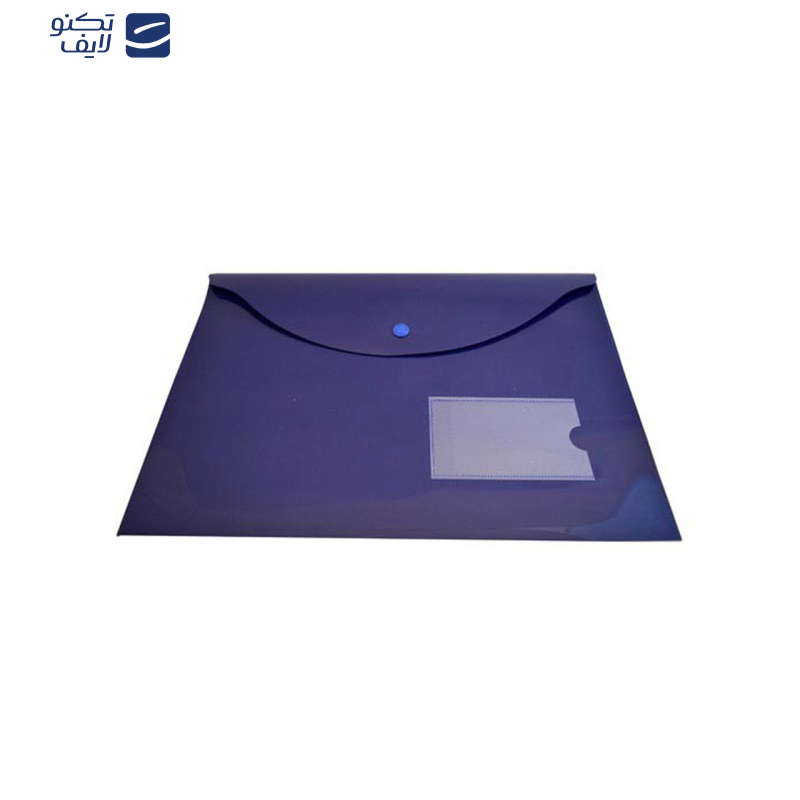 پوشه دکمه دار پاپکو مدل A4-116 B بسته 12 عددی