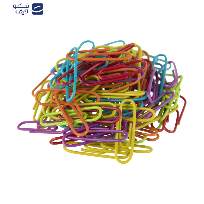 گیره کاغذ پنتر مدل رنگی سایز 28 میلی متر - بسته 100 عددی