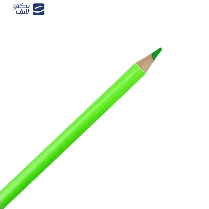 مداد رنگی 12 رنگ آریا مدل فلورسنت کد 3611