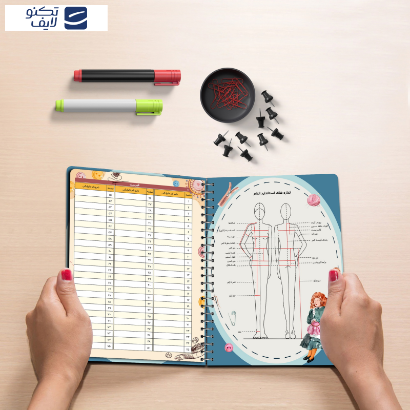 دفتر خیاطی مستر راد طرح پارچه مدل پلنر روزانه کد Needle 1565