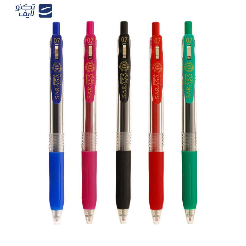 روان نویس زبرا مدل ساراسا کلیپ بسته 5 عددی