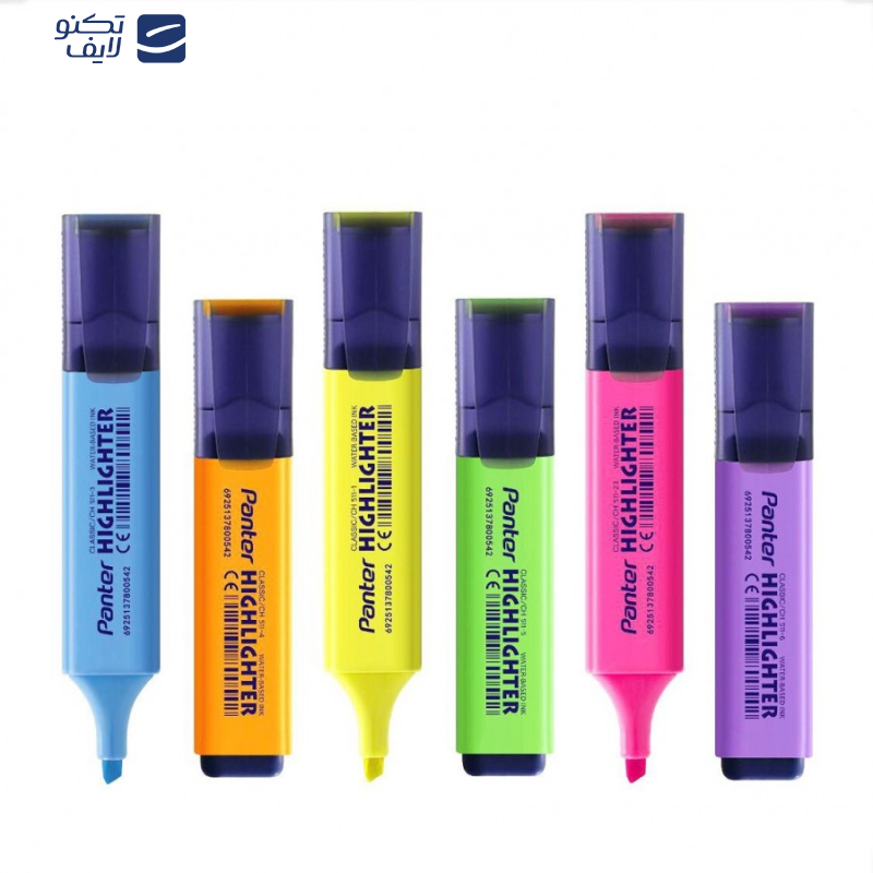 ماژیک علامت گذار پنتر مدل - CH 511 مجموعه 6 عددی