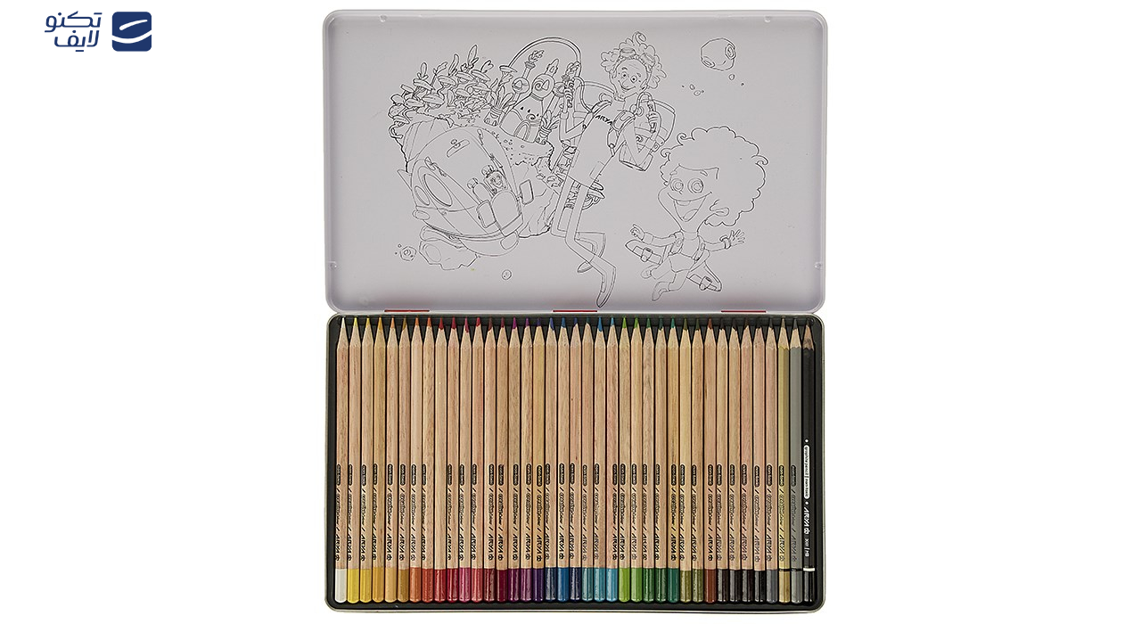 مداد رنگی 36+3 رنگ آریا مدل 3023 مداد رنگی 36+3 رنگ آریا مدل 3023