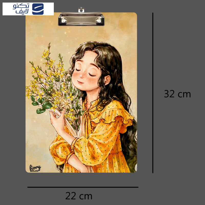   تخته شاسی مستر راد مدل دختر جنگل کد fiory 2396 سایز A4