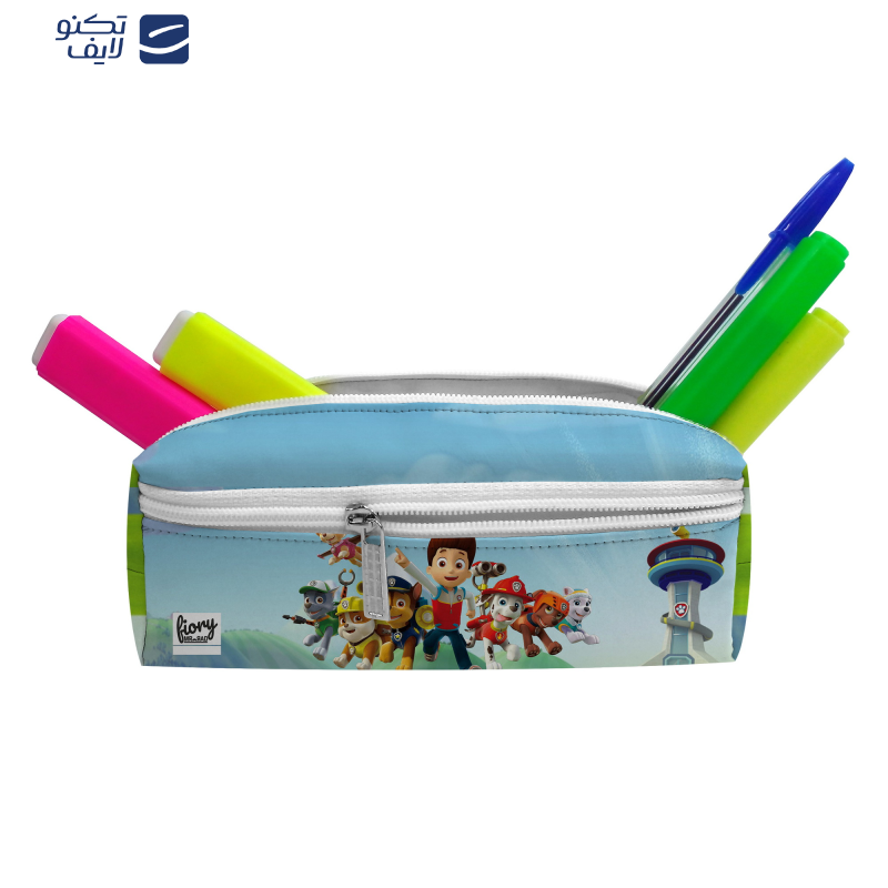 جامدادی مستر راد مدل سه زیپ طرح سگهای نگهبان کد fiory 2536