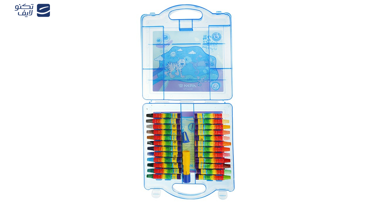 پاستل روغنی 24 رنگ آریا مدل 2031