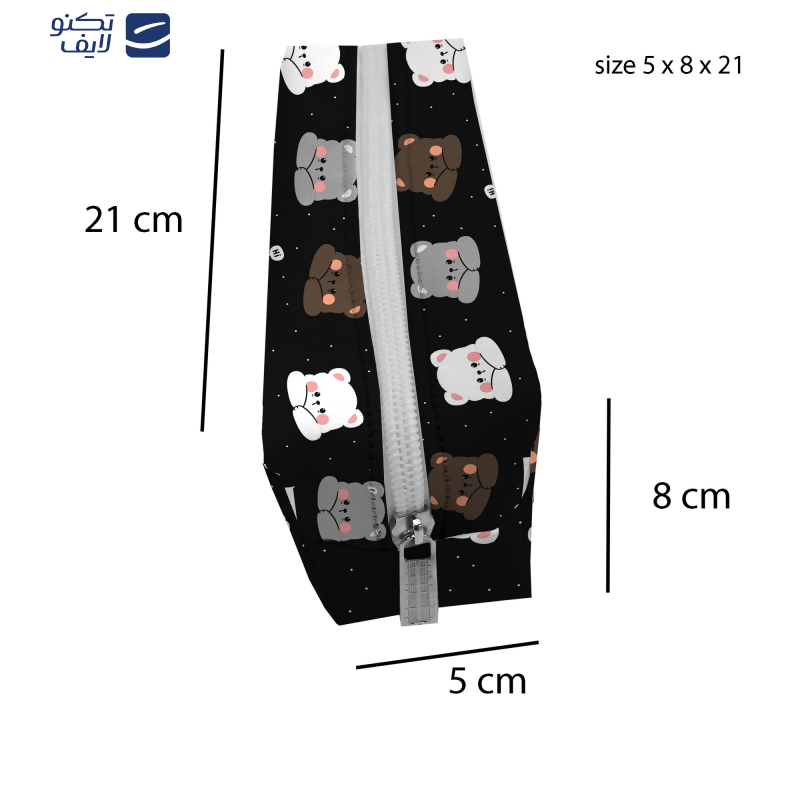 جامدادی مستر راد طرح خرس تدی کد fiory 2561