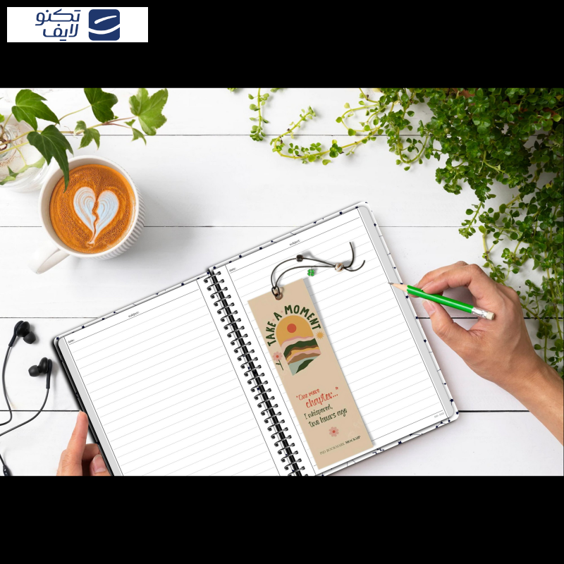 دفتر مشق 100 برگ مستر راد مدل کهکشانی طرح کیهان کد fiory 2065 