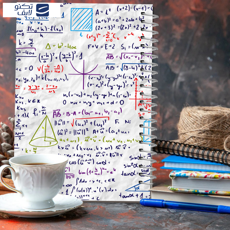 دفتر مشق 100 برگ مستر راد مدل ریاضی طرح تحصیلی کد fiory 2004