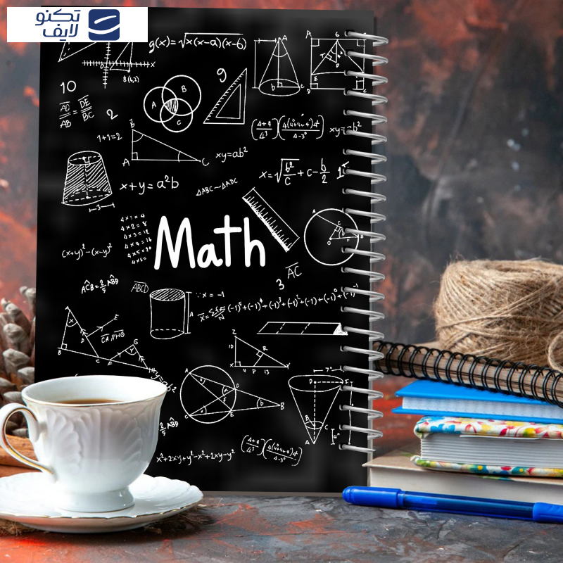 دفتر مشق 100 برگ مستر راد طرح ریاضی مدل گویا کد fiory 2174