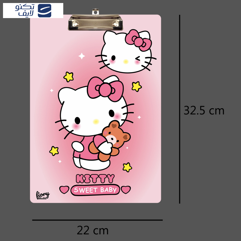 تخته شاسی مستر راد مدل فانتزی طرح کیتی کد fiory 2384 سایز A4 تخته شاسی مستر راد مدل فانتزی طرح کیتی کد fiory 2384 سایز A4