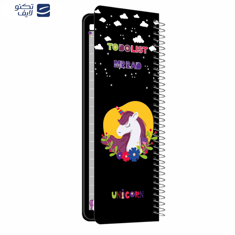 دفترچه یادداشت مستر راد مدل to do list طرح یونیکورن کد 1576 unicorn 