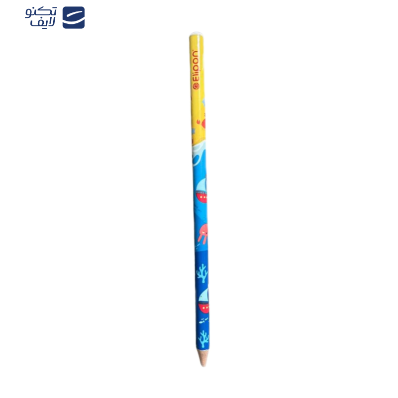 مداد مشکی الیپون مدل فانتزی دریایی بسته 4 عددی