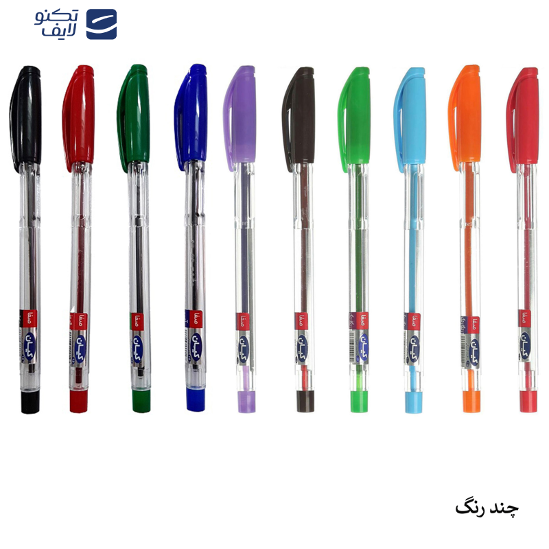خودکار کیان قطر نوشتاری 1 میلی متر بسته 10 عددی   