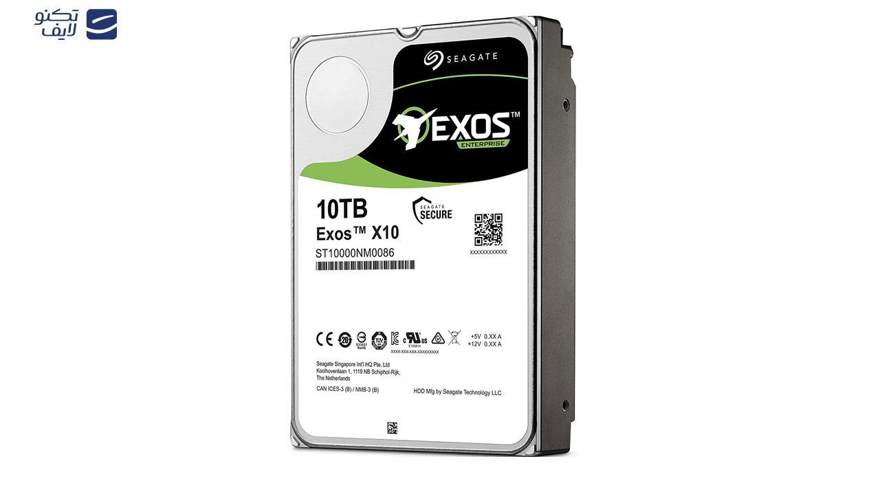 هارد دیسک اینترنال سیگیت مدل Exos ST10000NM0086 ظرفیت 10 ترابایت
